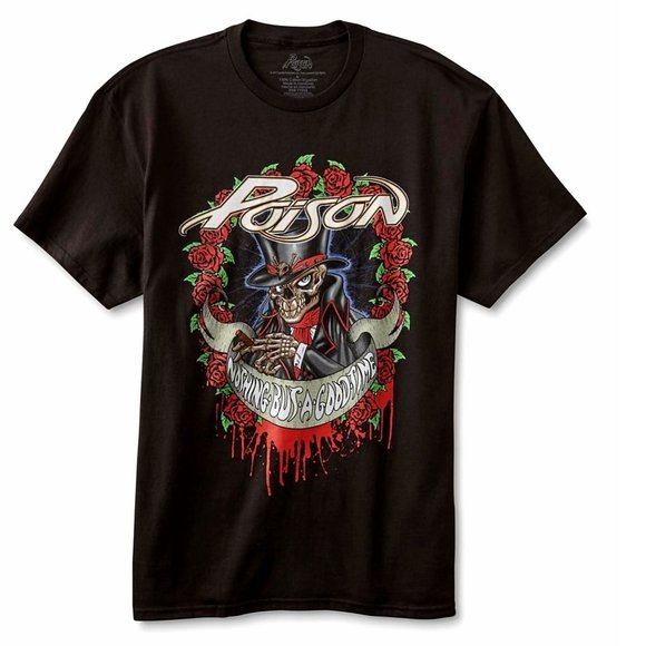 Poison Nothing But A Good Time metal rock Official Official L NWT - Picture 2 of 3